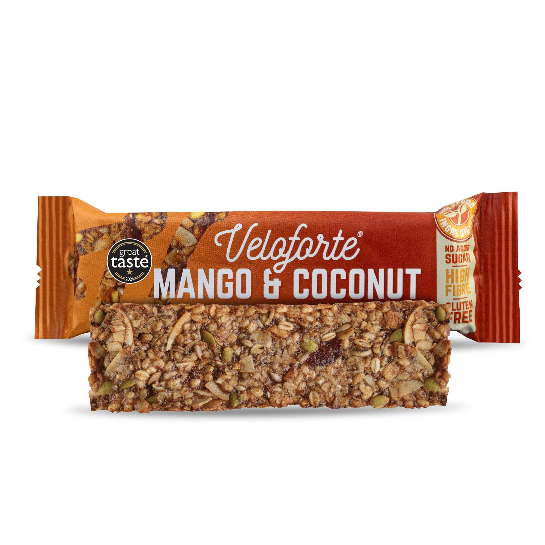 Mango & Coconut Snack Bar | Mango & Coconut Oat Bar | Veleforte