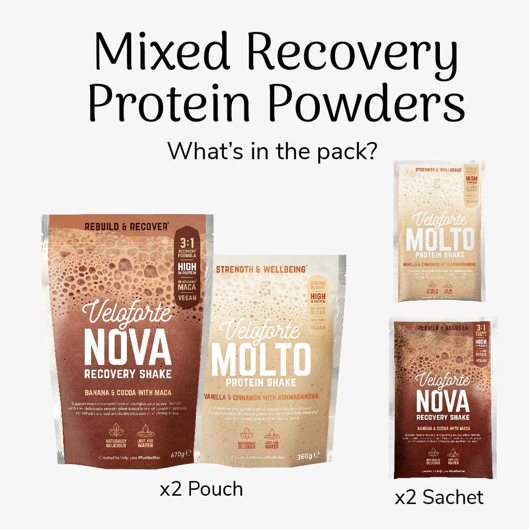 Veloforte Protein Shakes Mixed Recovery Protein Powders