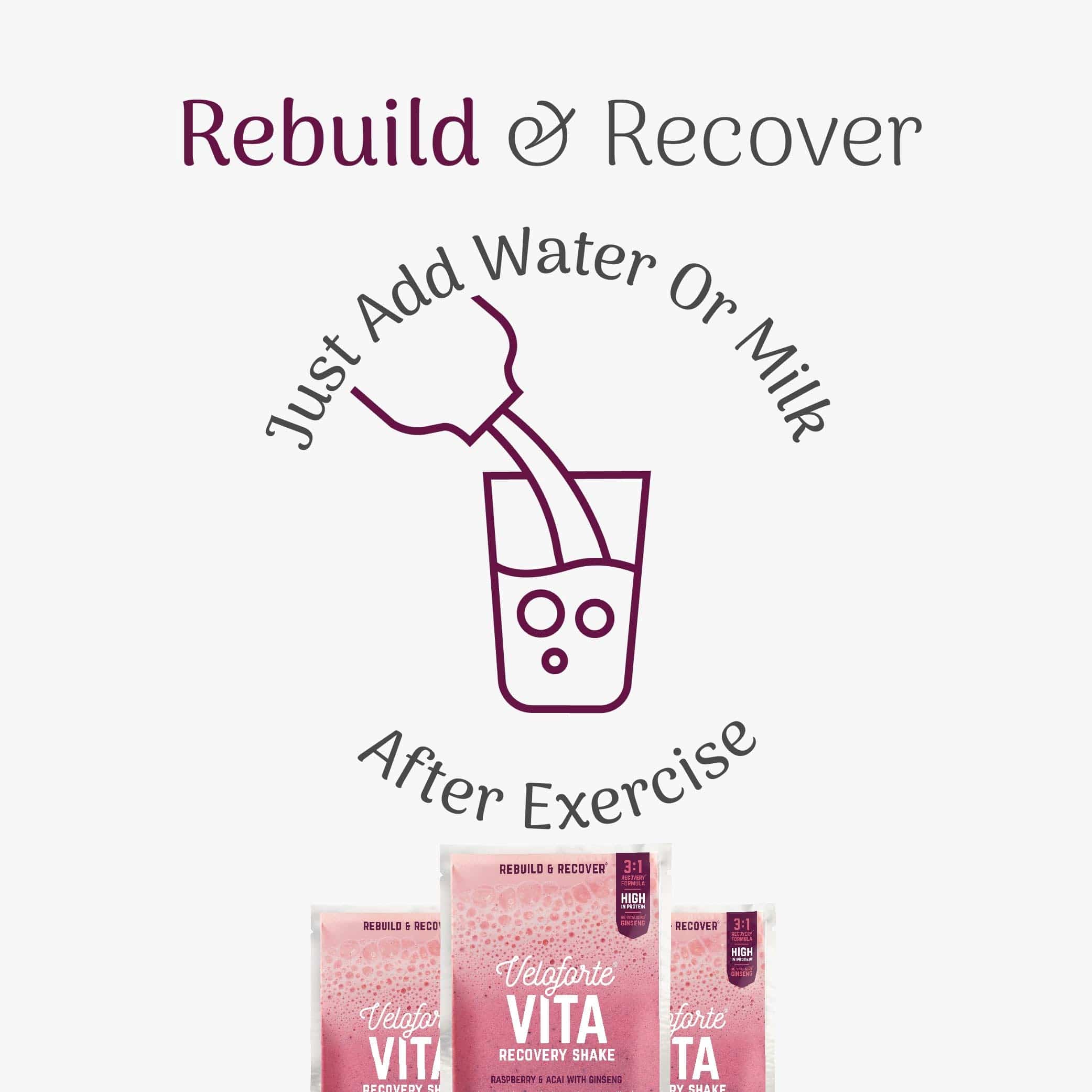Veloforte Recovery Protein Powders Vita Recovery Protein Powder