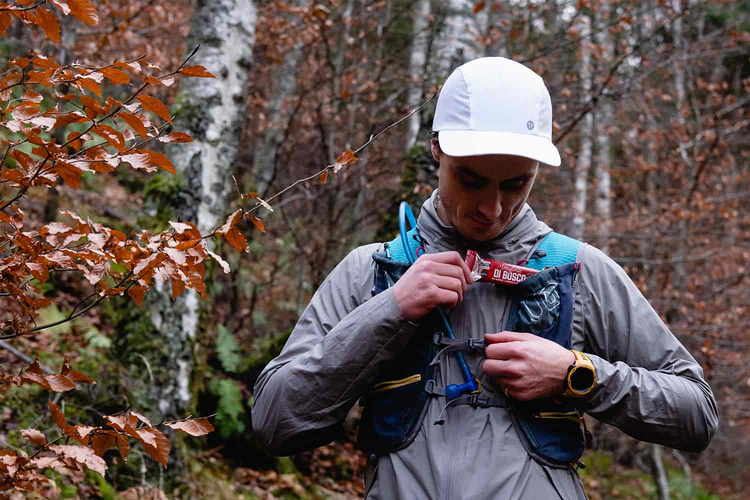 Veloforte ambassador in running belt