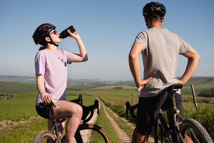 2 people training for LEJOG