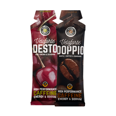 Desto and Doppio Caffeinated Energy gels