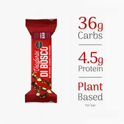 Di Bosco energy bar packaging with nutritional information on a white background