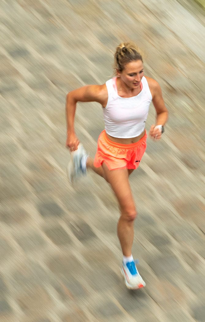 woman running