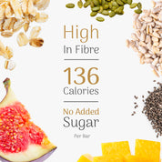 Veloforte mixed oat snack bar nutritional information with seeds, oats and fruit 