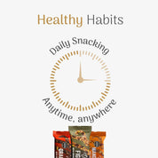Veloforte Mixed Oat Snack Bars with clock showing you can eat anytime