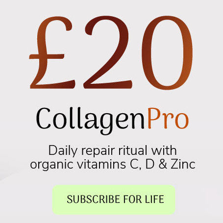 Velaforte CollagenPro package with promotional text on a white background