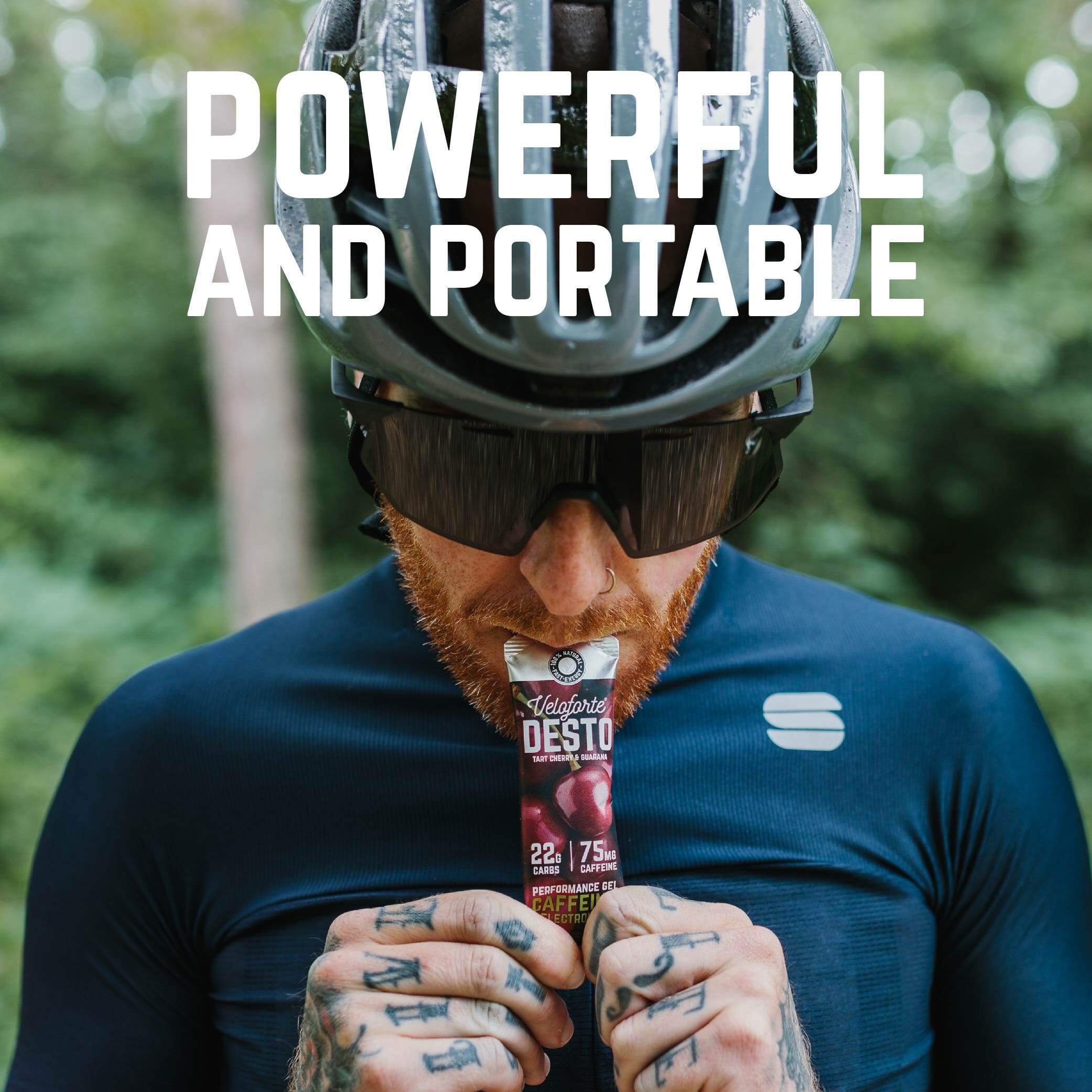 Veloforte Desto Natural Energy Gel with caffeine