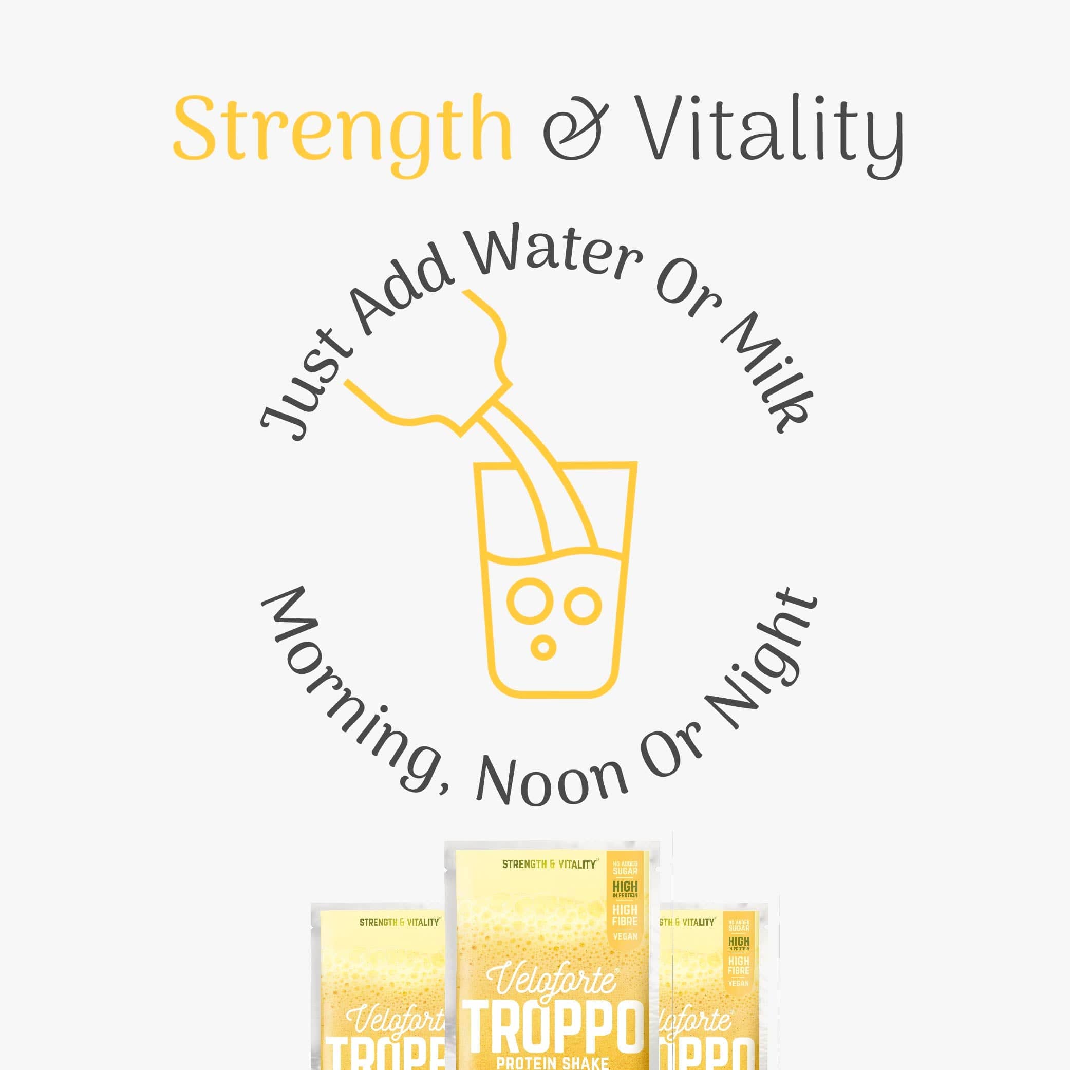 Veloforte High Protein Powders Troppo High Protein Powder