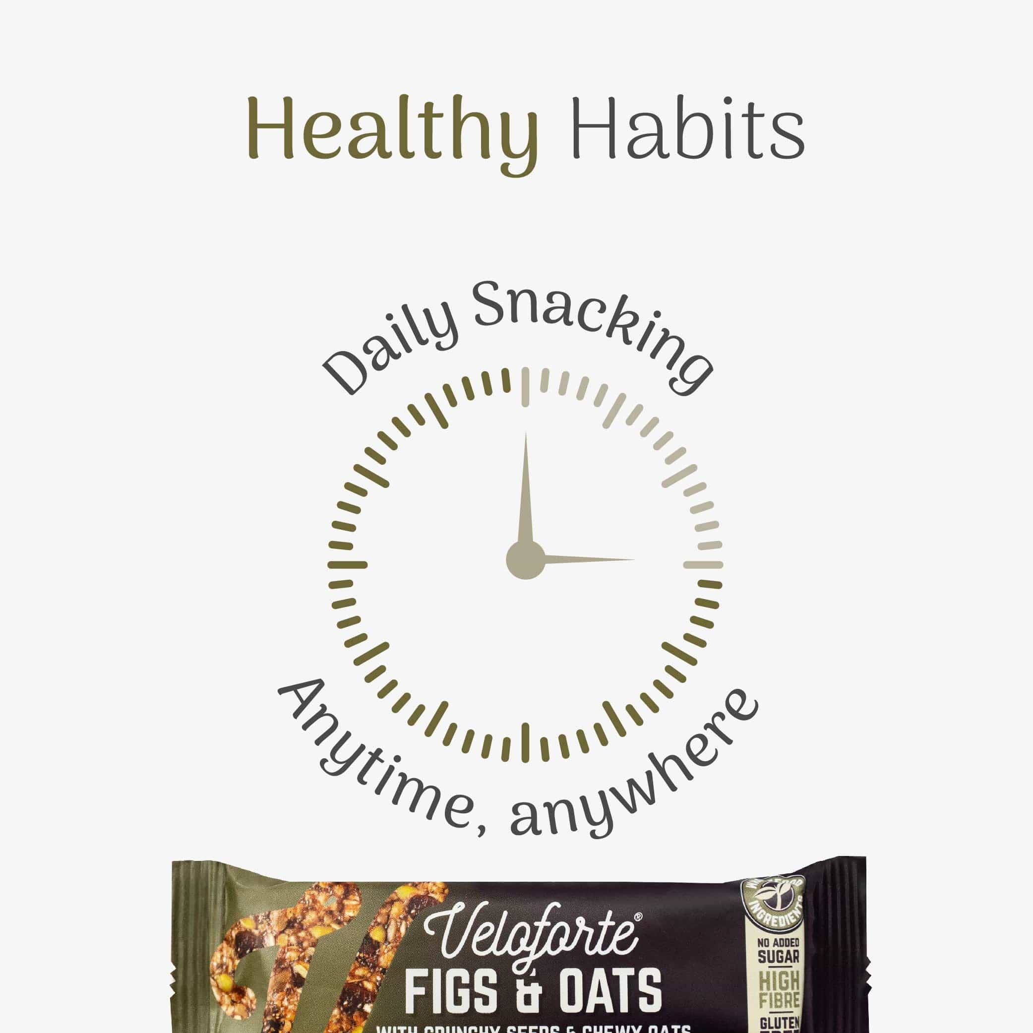 Veloforte Oat Snack Bars Figs & Oat Snack Bar