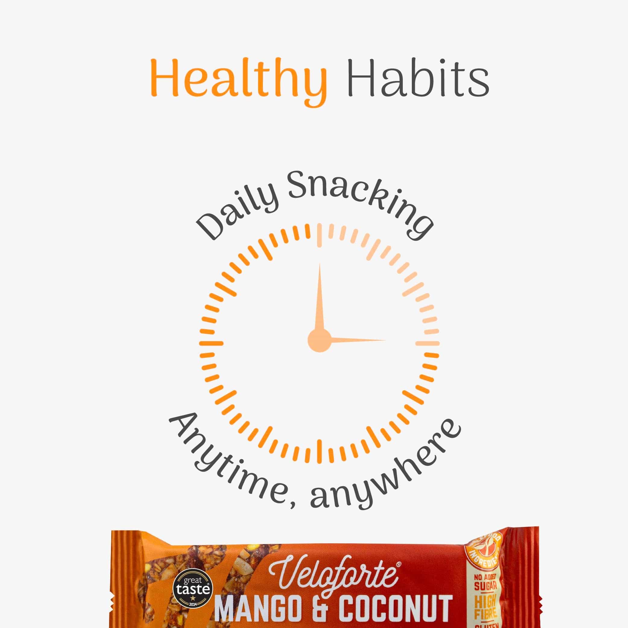 Veloforte Oat Snack Bars Mango & Coconut Oat Snack Bar