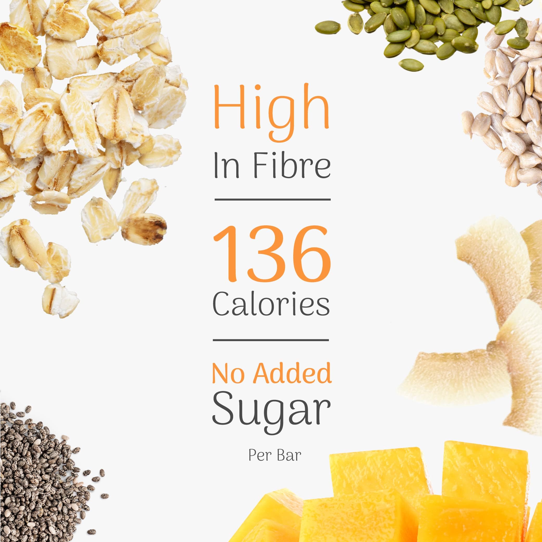 Veloforte Oat Snack Bars Mango & Coconut Oat Snack Bar