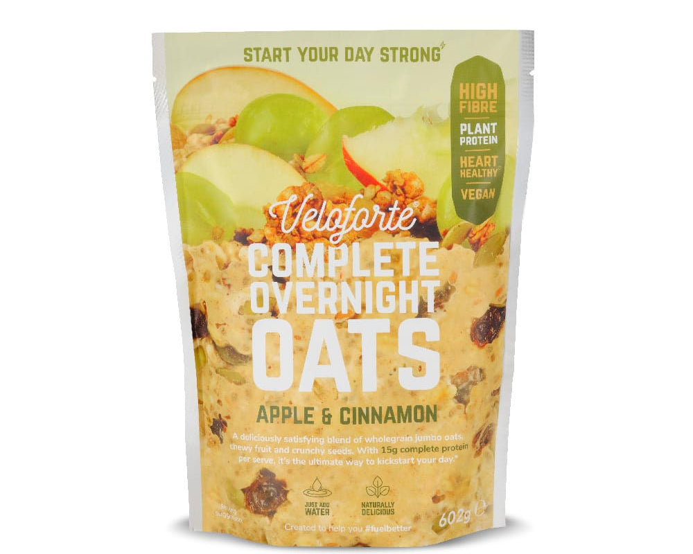 Veloforte Overnight Oats Apple & Cinnamon