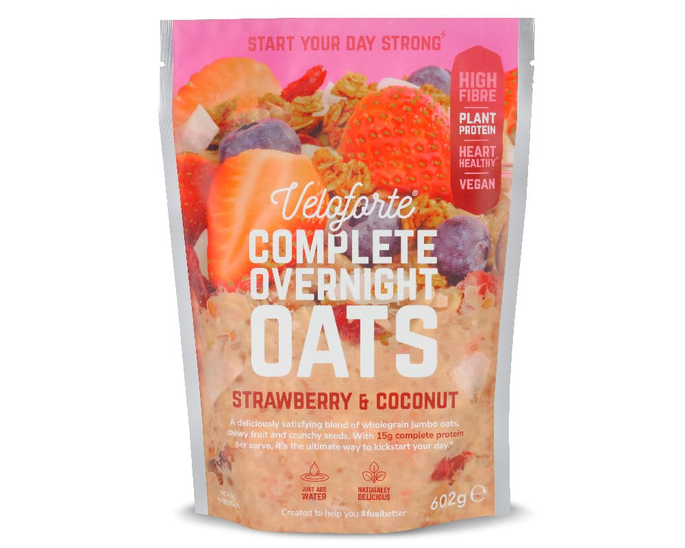 Veloforte Overnight Oats Strawberry & Coconut