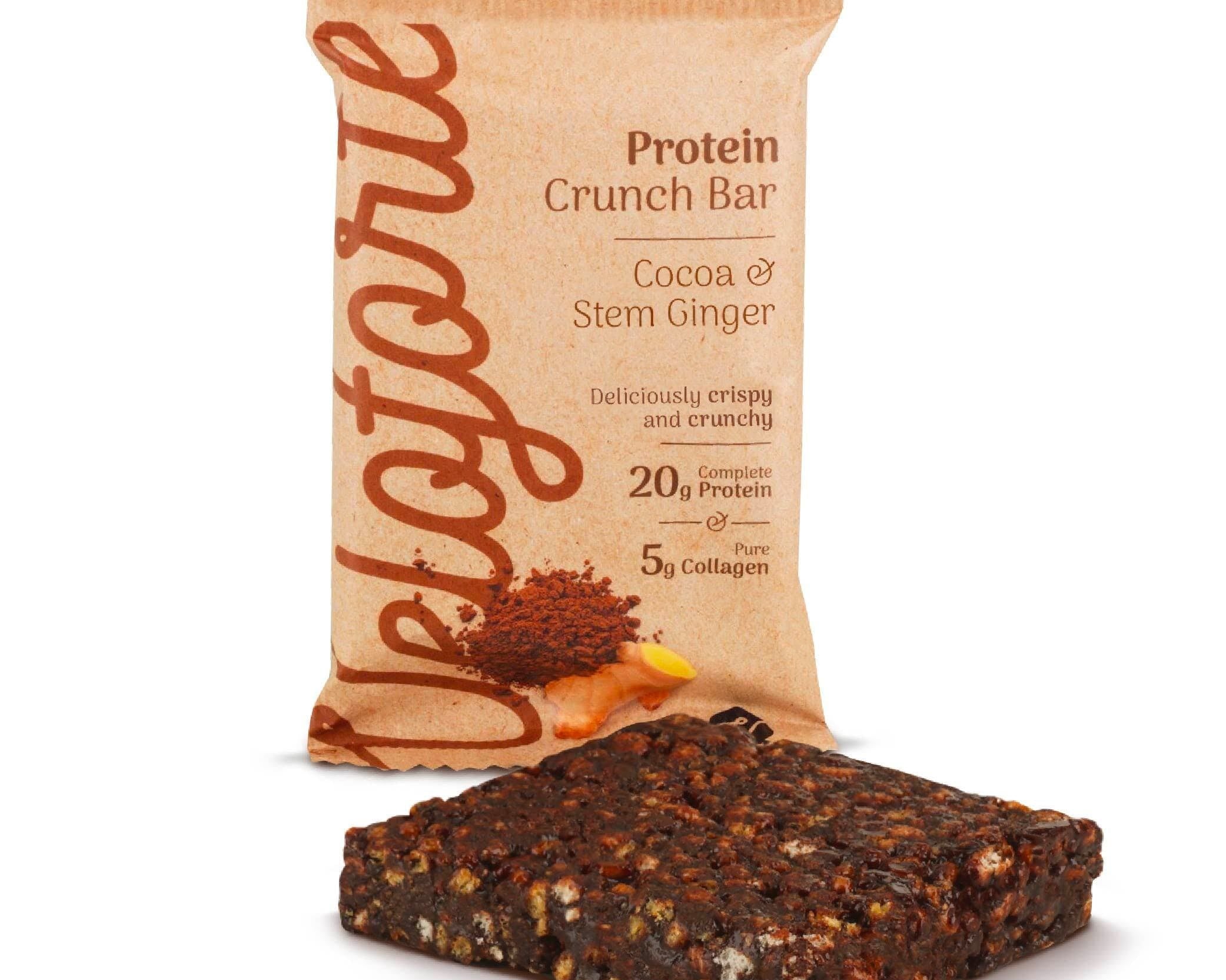 Veloforte Protein Bars Cocoa & Stem Ginger High Protein Crunch Bar