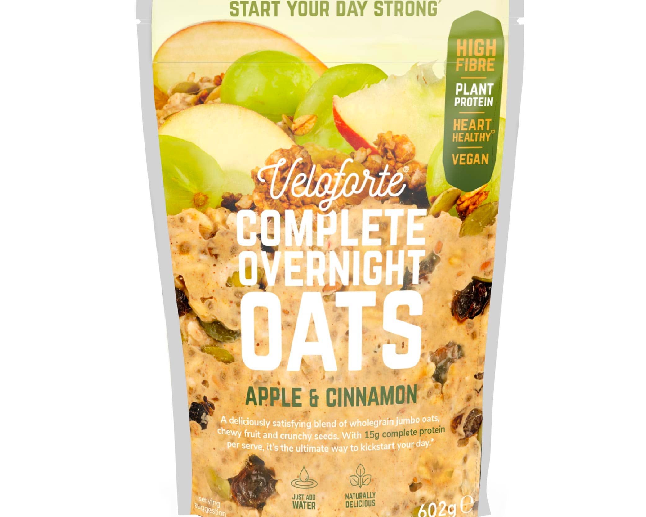 Veloforte Protein Overnight Oats Apple & Cinnamon Complete Overnight Oats