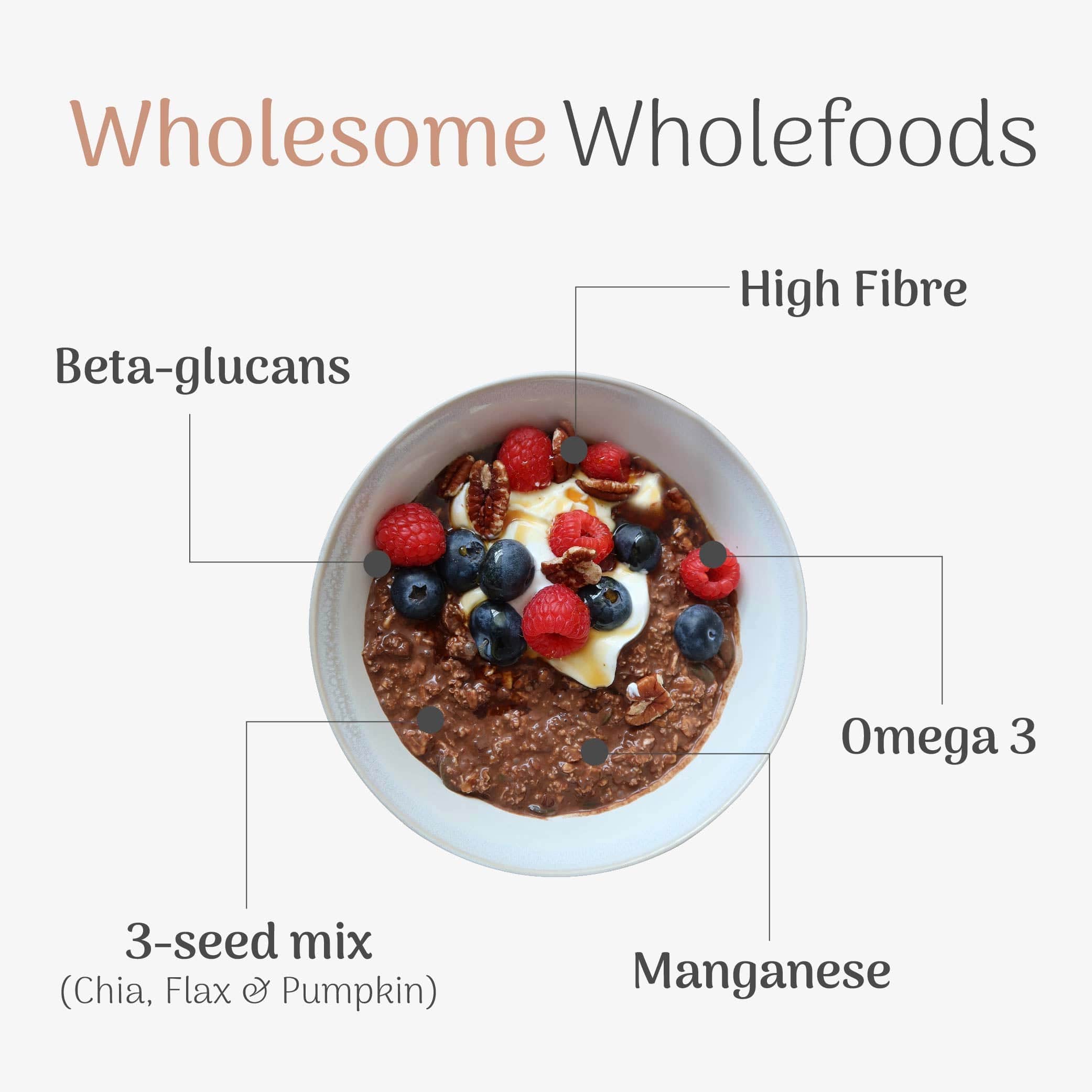 Veloforte Protein Overnight Oats Smooth Cocoa Complete Overnight Oats