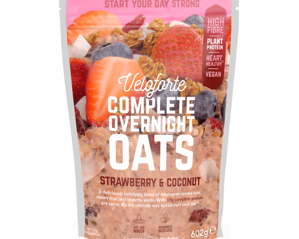 Veloforte Protein Overnight Oats Strawberry & Coconut Complete Overnight Oats