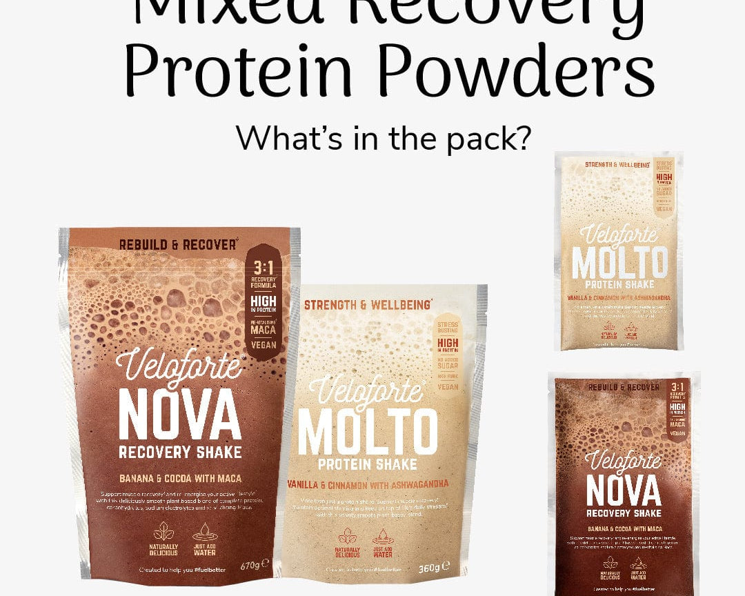 Veloforte Protein Shakes Mixed Recovery Protein Powders