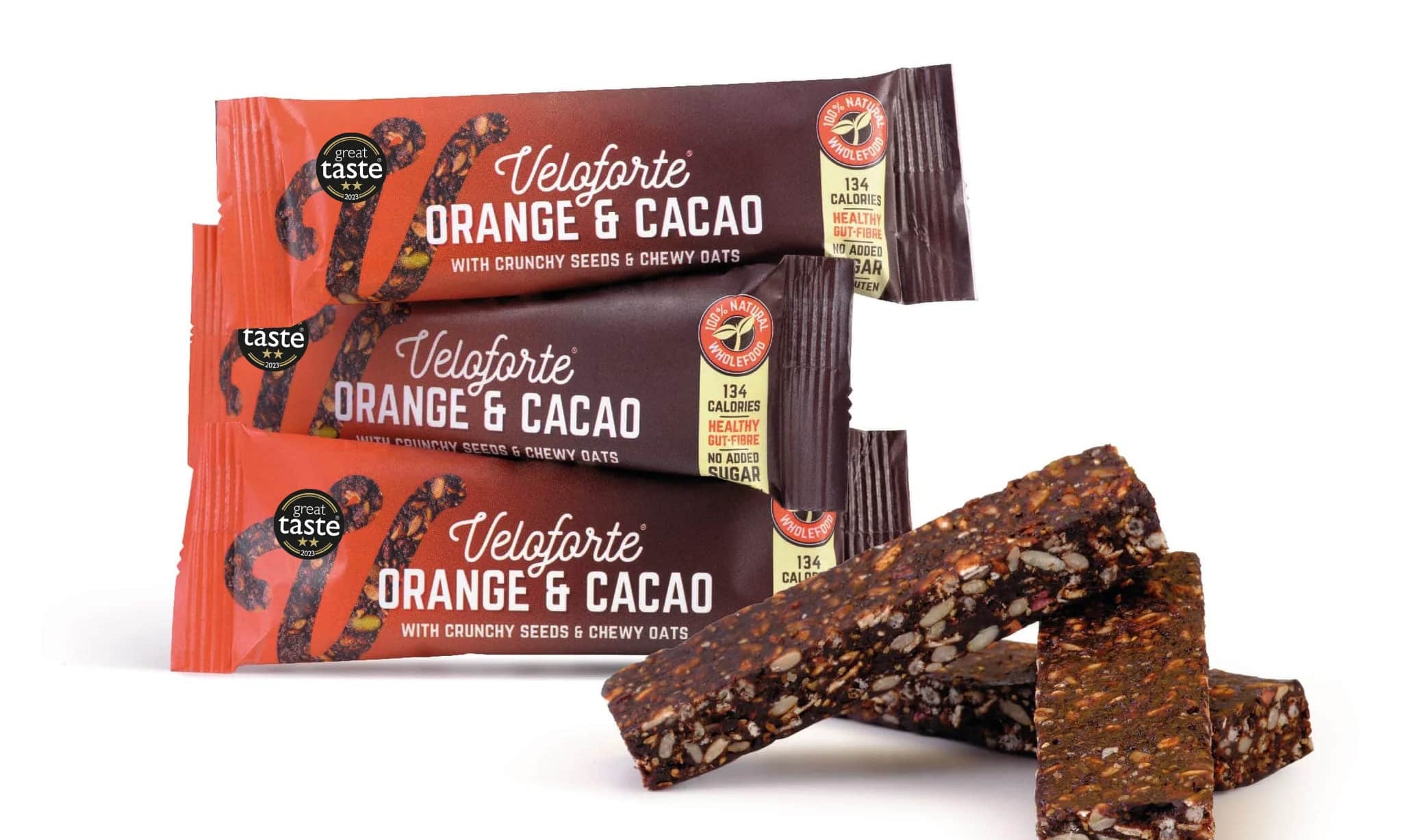 Veloforte Wellness Snack Bars 12 Orange and Cacao EU