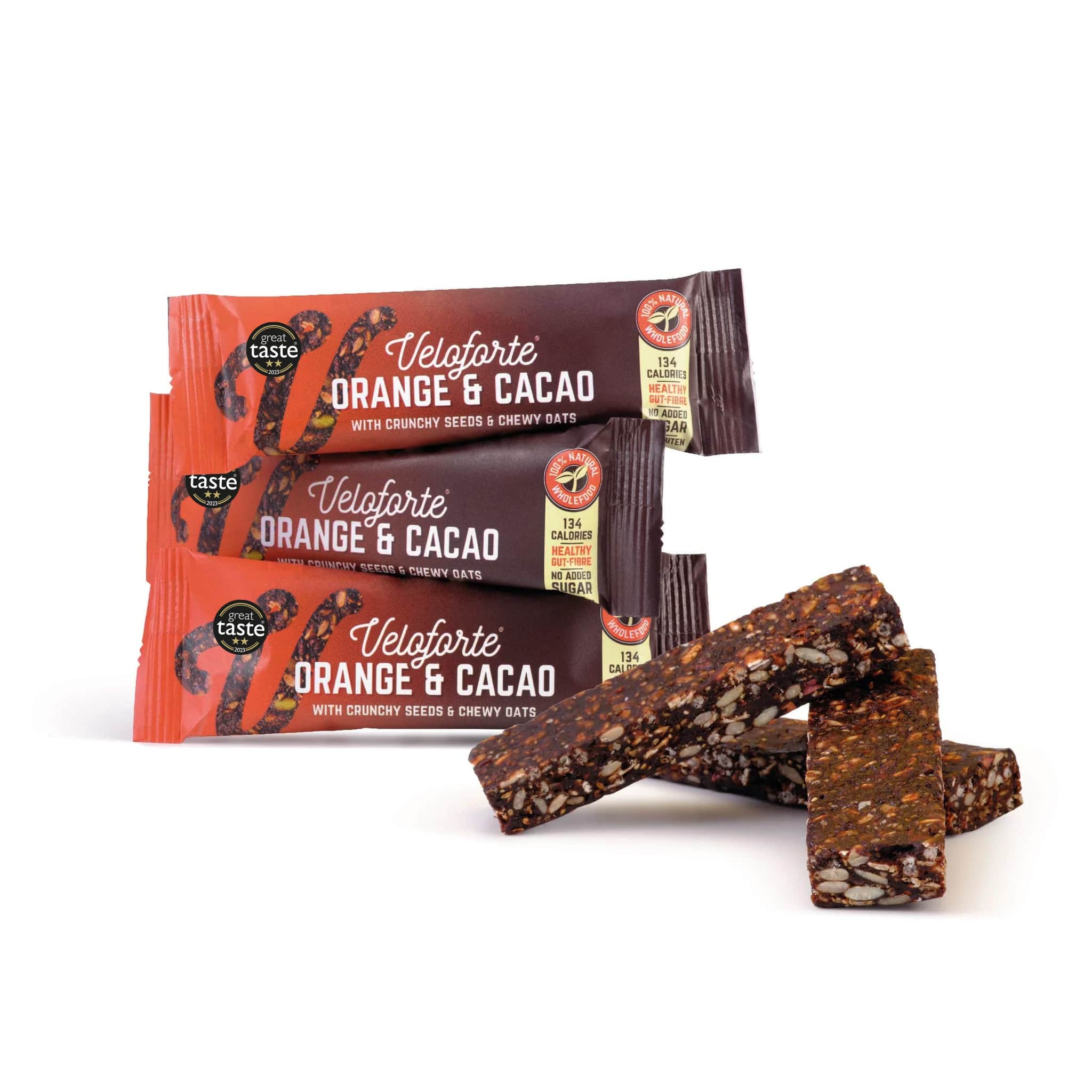 Veloforte Wellness Snack Bars 12 Orange and Cacao EU
