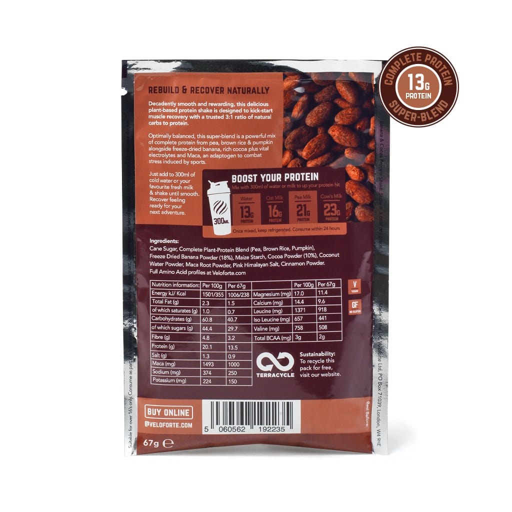 Veloforte Protein Shakes Nova - Recovery Protein Shake